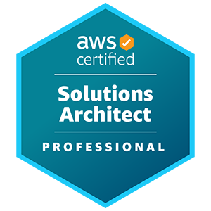 AWS Solutions Architect Professional badge